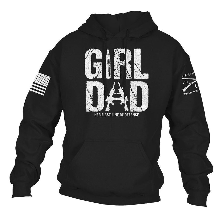 Girl Dad Hoodie - Black
