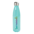 Personalized Name Aqua Stainless Steel Water Bottle
