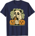 Women Kids Ghost Panda Merch Cute Trick or Treat