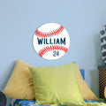 Baseball Personalized Metal Sign