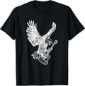 Eagle Playing Guitar Guitarist Musician Music Band T-Shirt