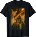 Metalhead Vintage Graphic Cats Tee Cat Lover Merch