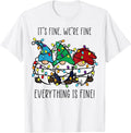 Funny Teacher gnome Christmas Tee