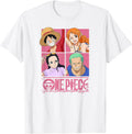 Anime Straw Hat Crew Pop Art Squares T-Shirt
