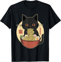 Anime Graphic For Men Women Kids Cat Ramen Noodles