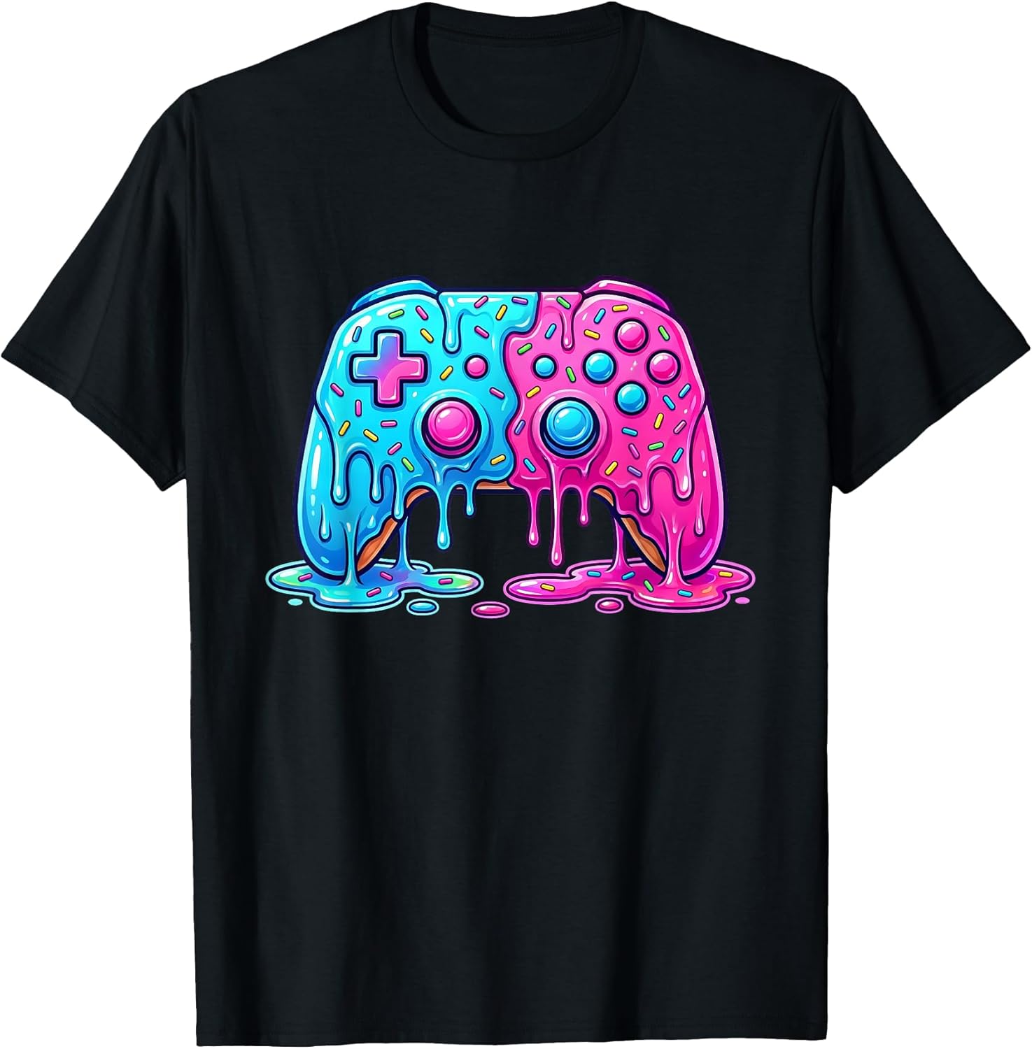 Drip Gamer Controller Boys Video Game Retro Gaming T-Shirt