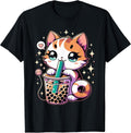 Japanese Kawaii Anime Cat Boba Bubble Tea Neko