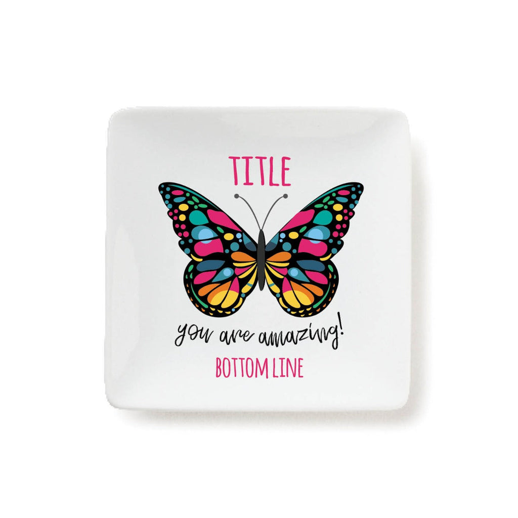 You are Amazing Personalized Square Trinket Dish