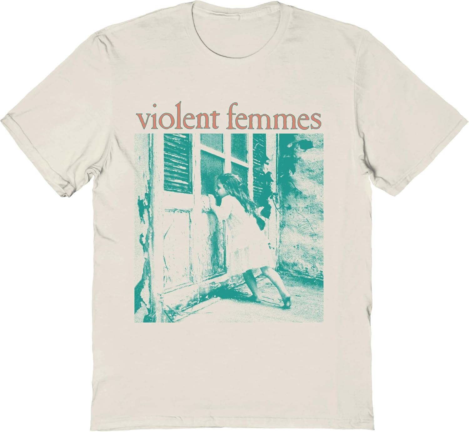 Violent Femmes Band T Shirt Album Adult Natural Short Sleeve Folk Punk Music Vintage Style Graphic Tees