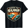 Born To Surf Surfing Saying Surfer Quote Merch
