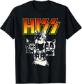 HISS Funny Cute Cat Mom Kitten Cats Lover Rock Gift Tee T-Shirt