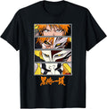 Ichigo Mask Evolution Anime Eyes with Kanji T-Shirt