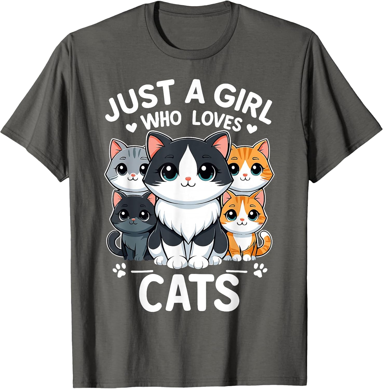 Just A Girl Who Loves Cats T-Shirt