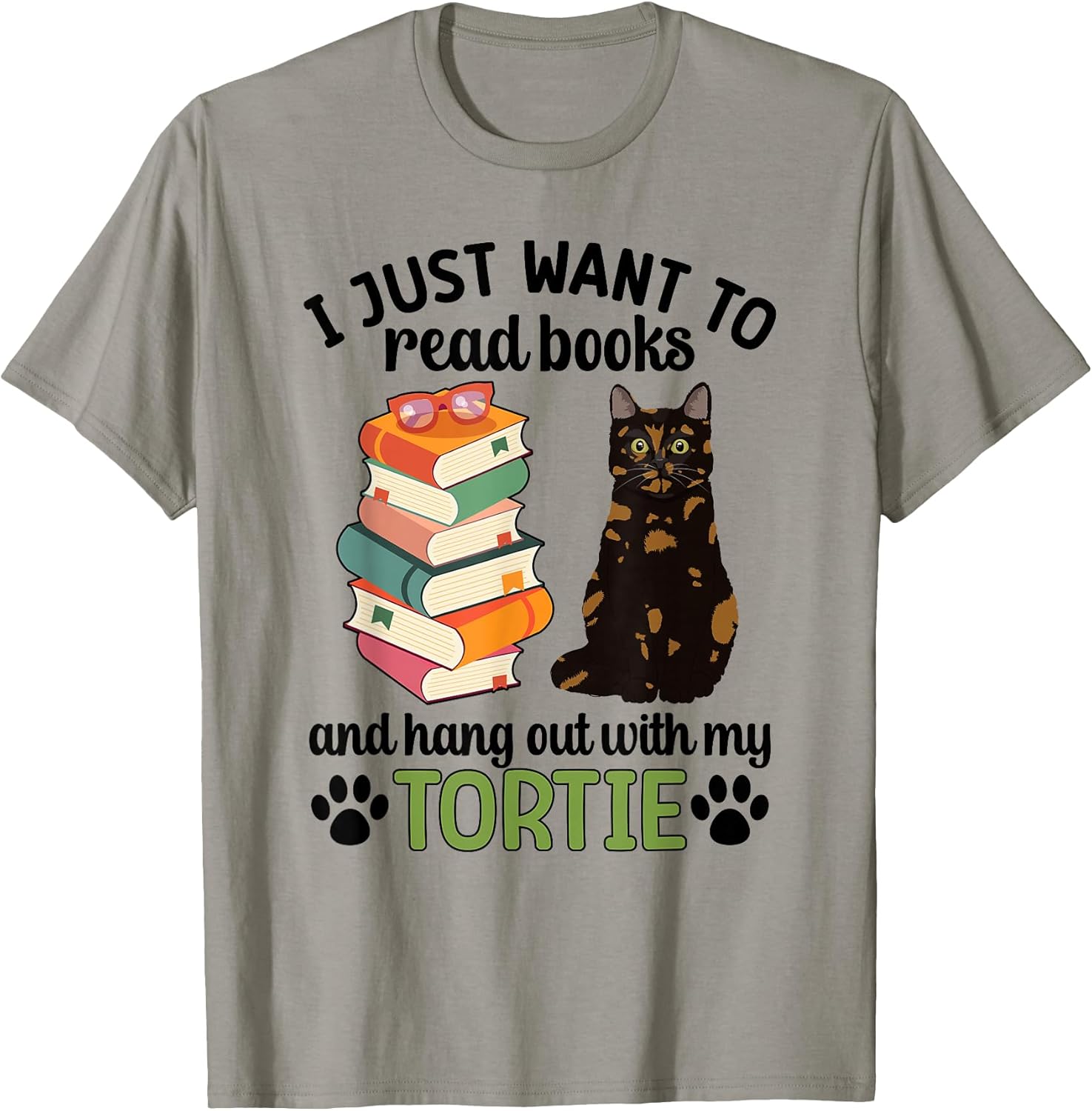 Hang Out with My Tortie Cat Owner Tortoiseshell Cat Lover T-Shirt