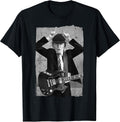Official AC/DC Rock Music Band Angus Young Distressed Photo T-Shirt