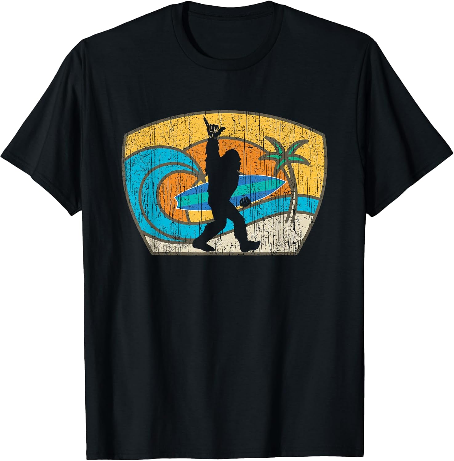 Bigfoot Retro Surfing Gift
