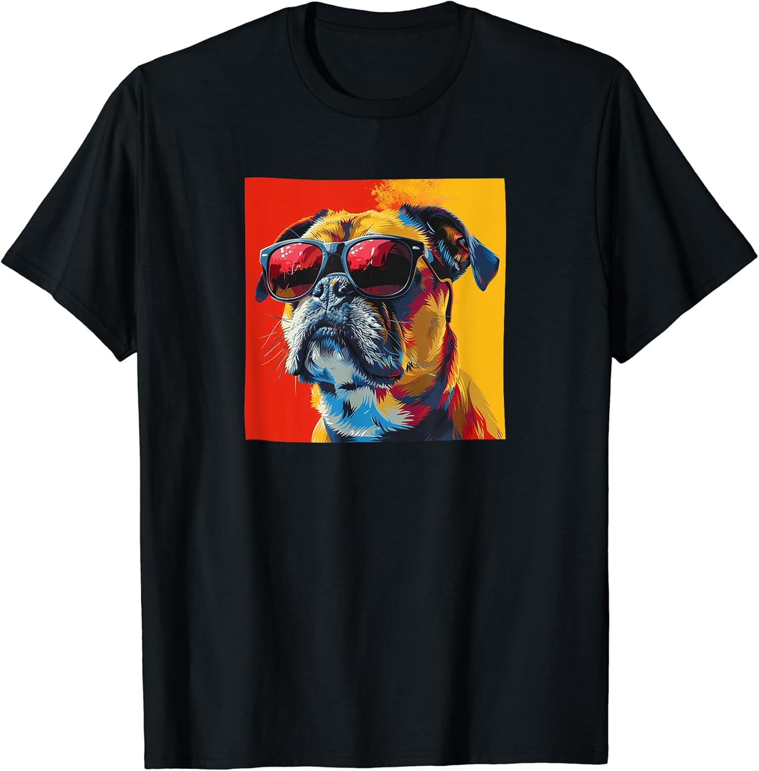 English Bulldog Sunglasses Retro Merch