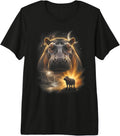 Moonlit Hippopotamus Howling Art Designs