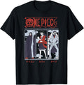 Anime Meet The Monkeys Dragon, Luffy, and GARP T-Shirt