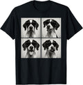 Funny English Pointer Lover Cute Dog Photo Booth T-Shirt