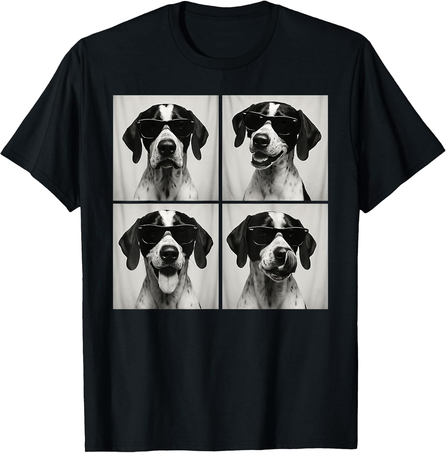 Funny English Pointer Lover Cute Dog Photo Booth T-Shirt