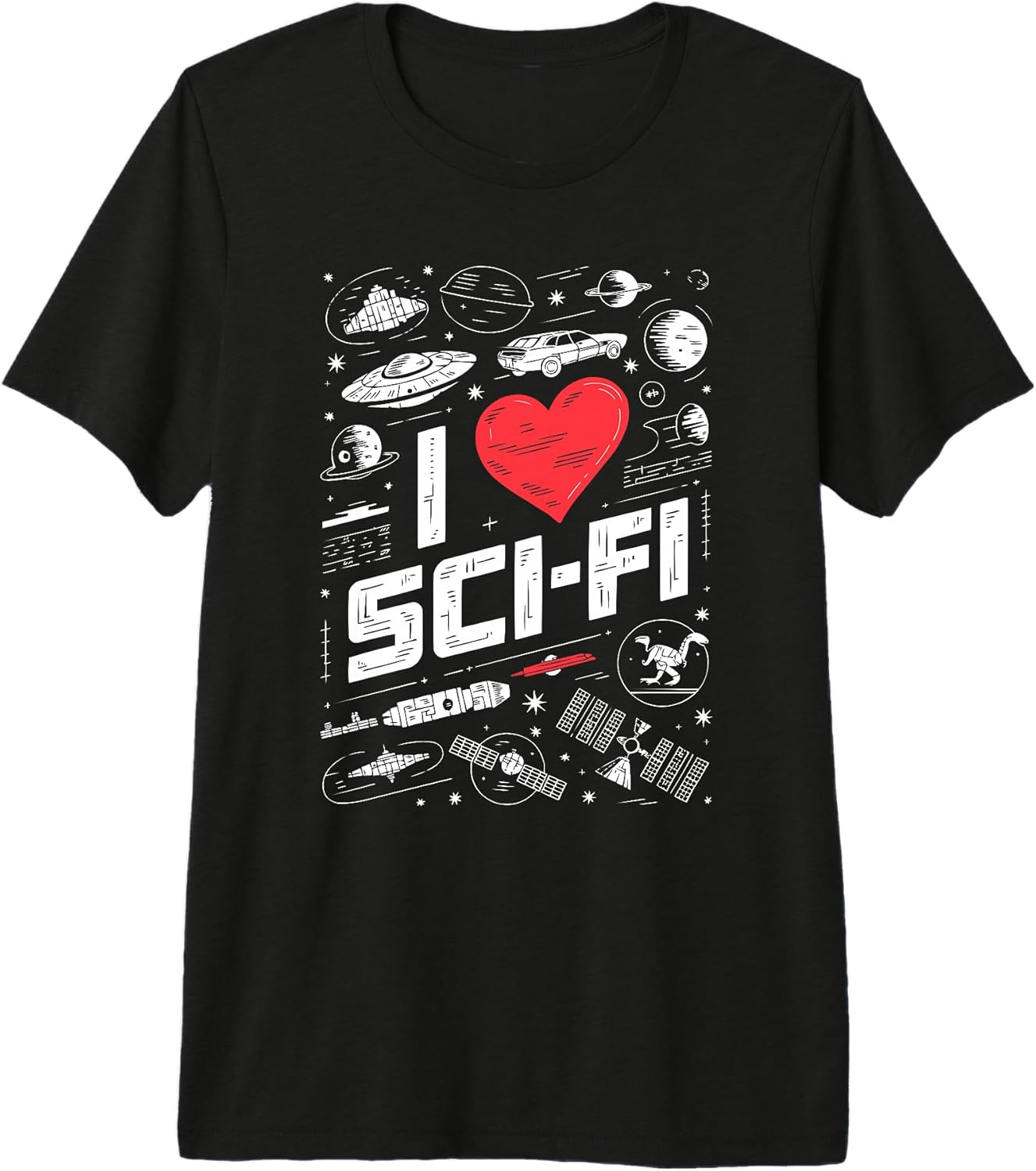 Science Fiction Sci Fi UFO SteMi Apparel