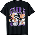 Anime Monkey D. Luffy Gear 5 Poses T-Shirt