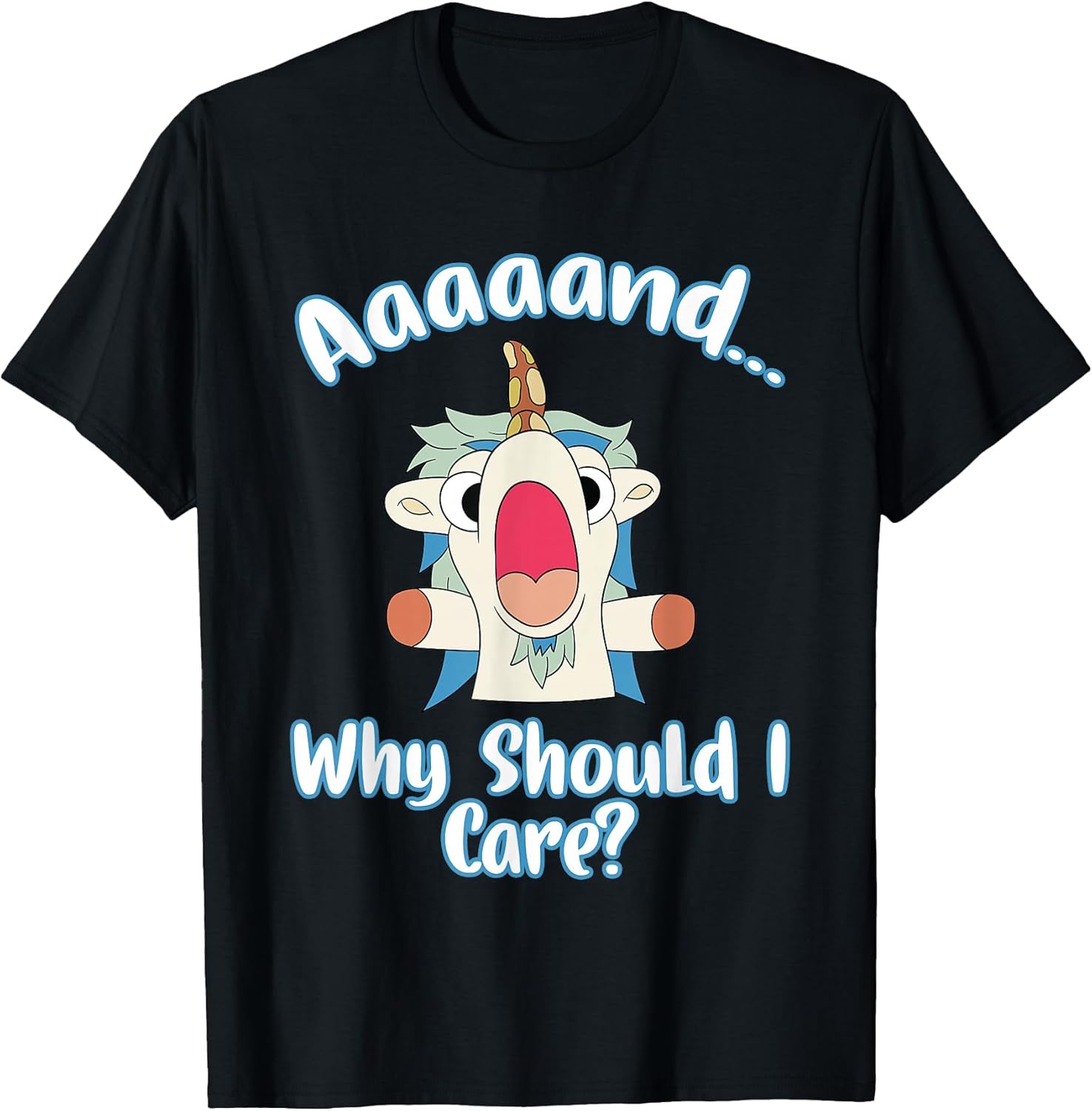 and Why Should I Care? Funny Sarcastic Unicorn Gifts T-Shirt