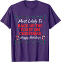 Cute Most Likely To Christmas Pajama Family Merch
