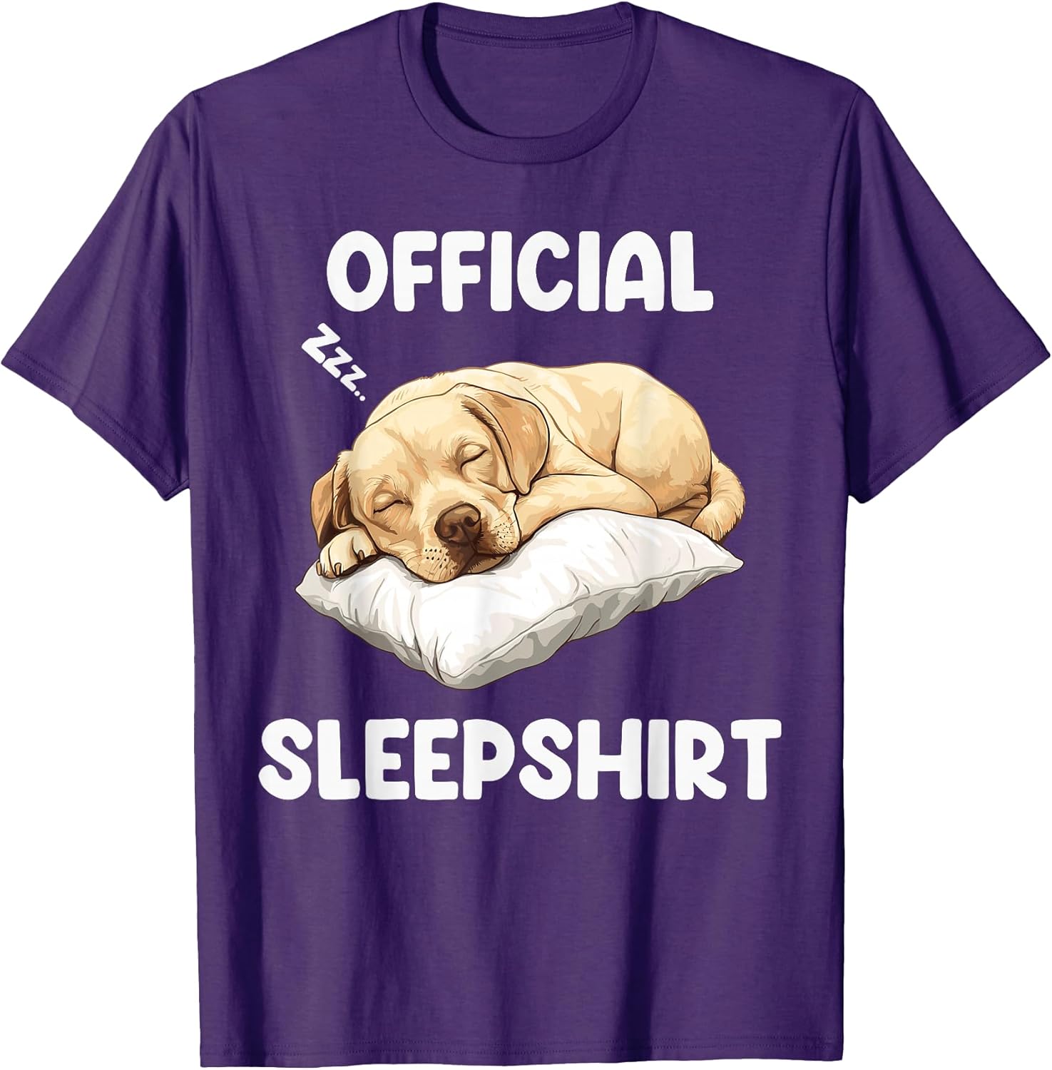 Official Labrador Sleepshirt Funny Lab Dog Lover Sleepwear T-Shirt