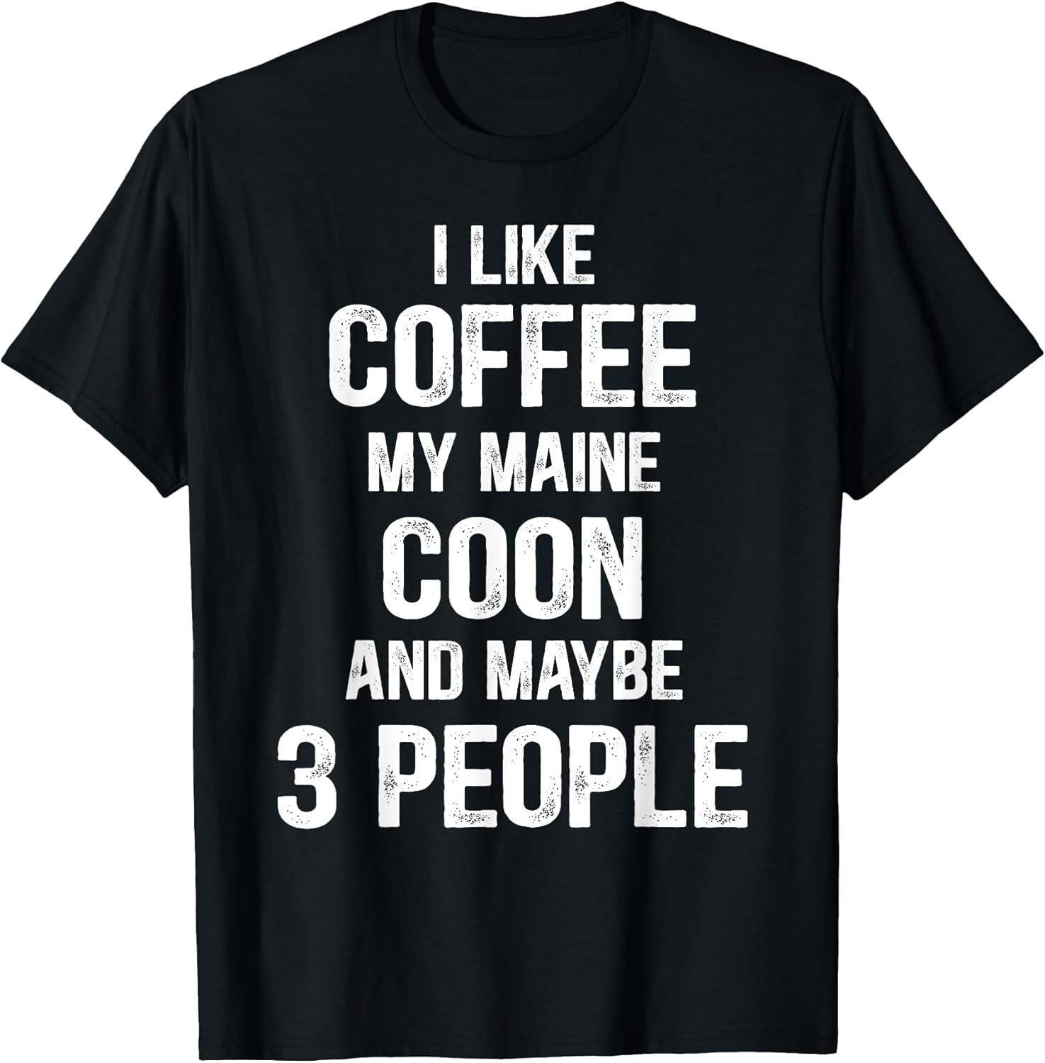 Funny Women Cat Maine Coon Lover Coonie Coffee T-Shirt
