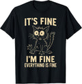 Funny Cat Graphic Tee Men Women Kids Weird Crazy Meme Cat T-Shirt