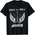 Guitar Wings 70s Vintage Retro 80s Rock & Roll Music T-Shirt