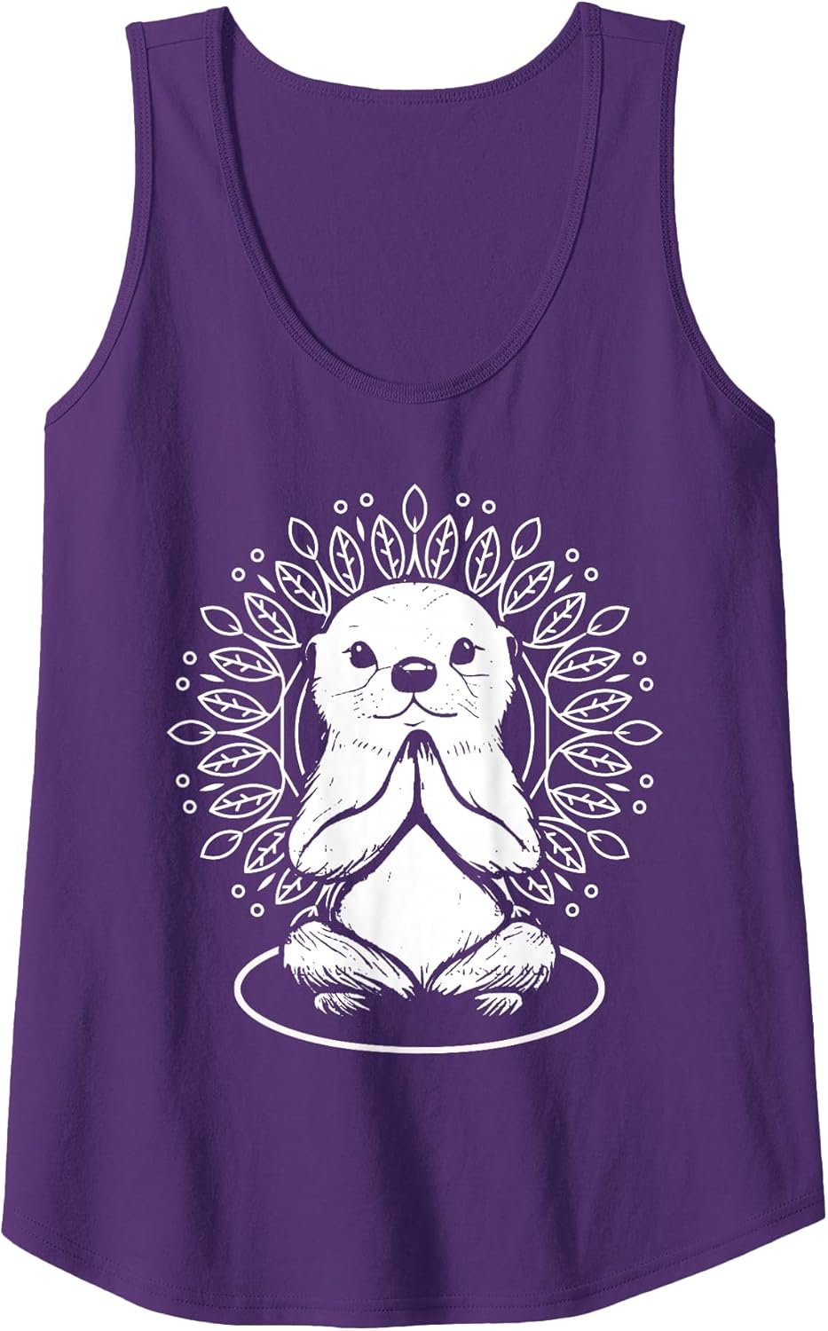 Otter Yoga Pose Spiritual Namaste Meditating