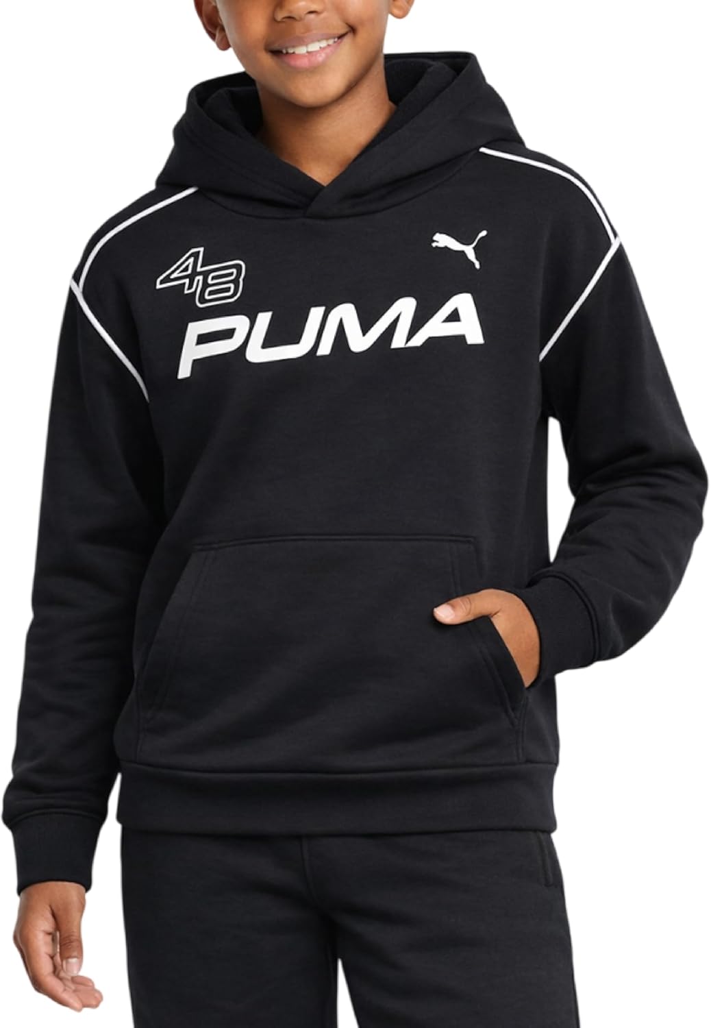 Boys Hoodie - Athletic Performance Fleece Pullover hoodies for Boys - Cozy Soft Graphic Kids Sweatshirt (Sizes: 8-20)