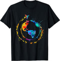 Colorful Splashes Travel the World Traveling
