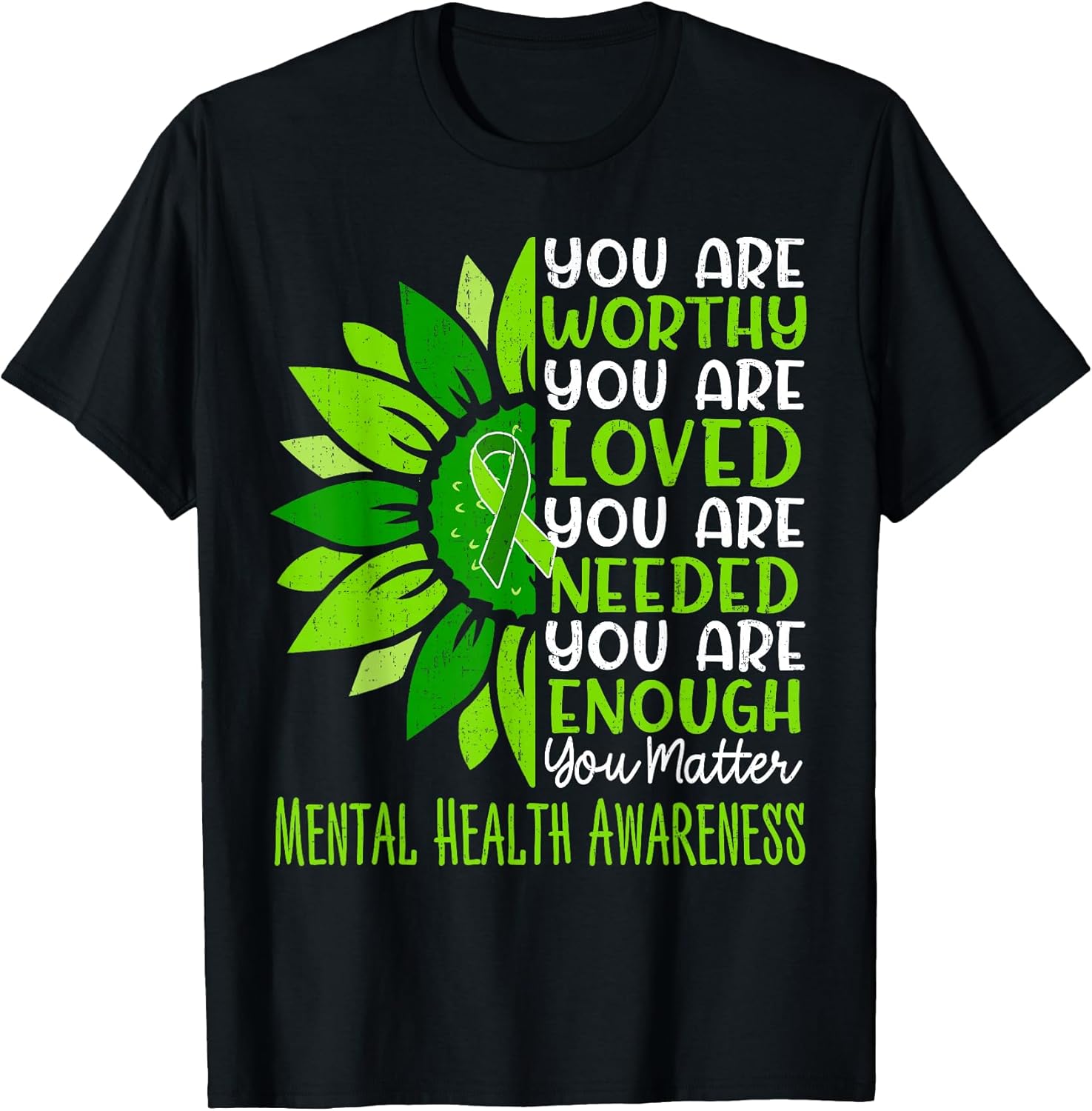 Motivational Support Warrior Mental Health Awareness Gifts T-Shirt