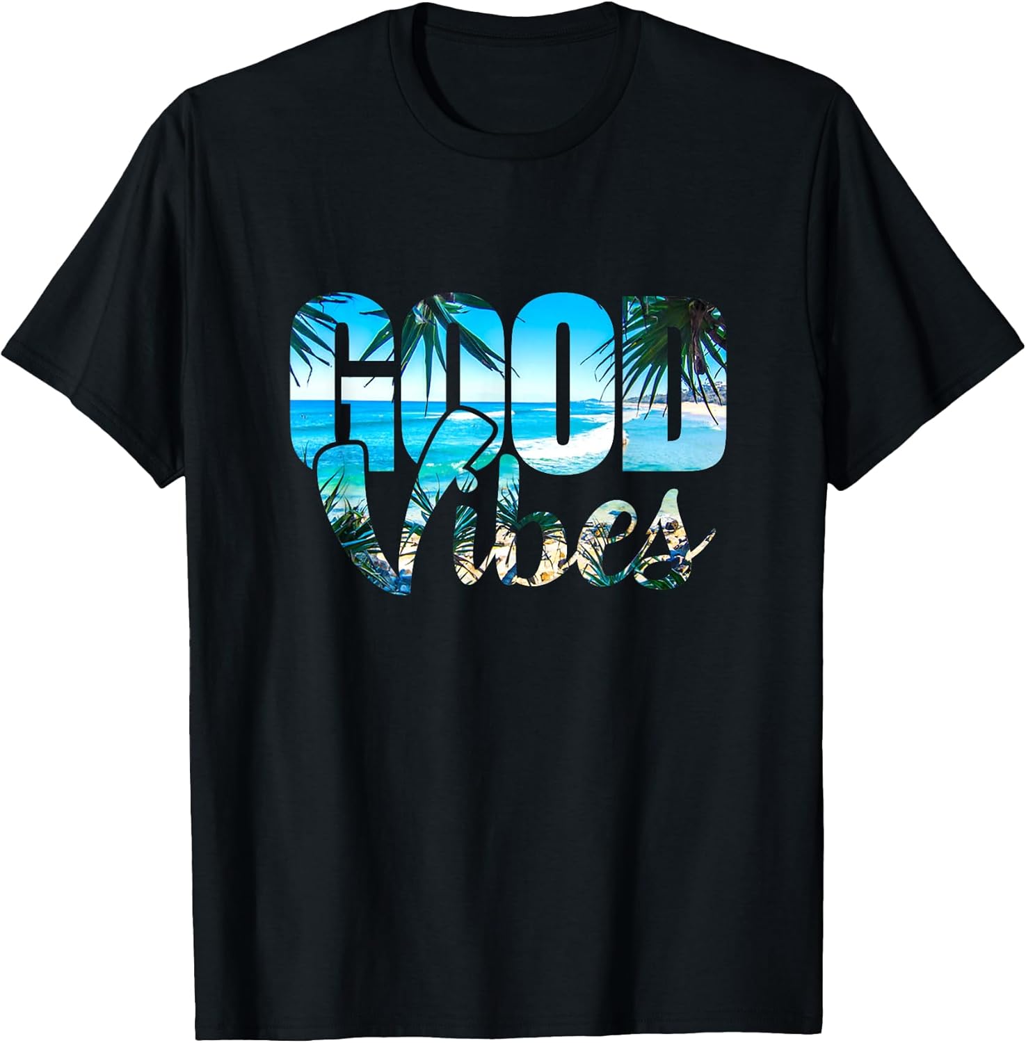 Good Vibes Positive Beach t-Shirt T-Shirt