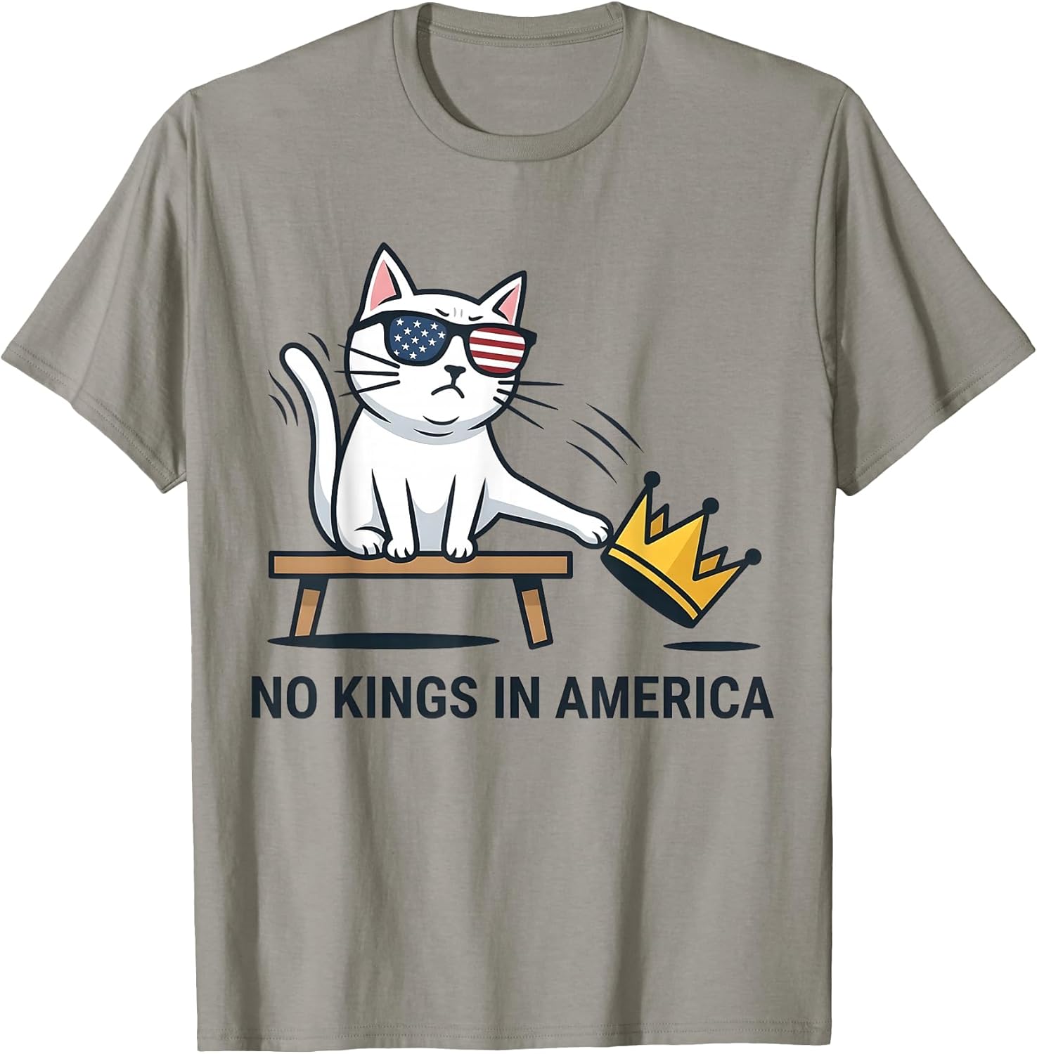 No King Cat Lover Funny T-Shirt