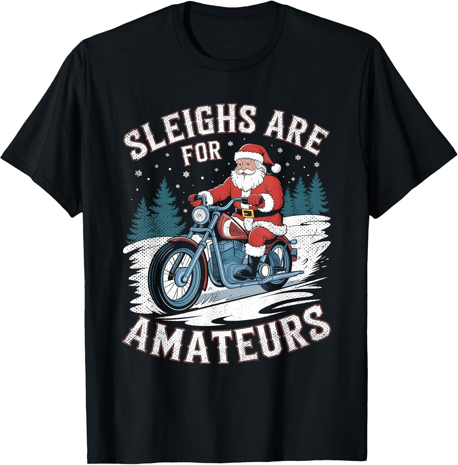 Christmas Motorbike Merch For Men Humorous Biker