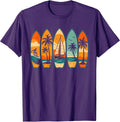 Retro Surfing Vintage Surfboard Surfer Tee
