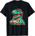 Cool Gamer Dino T-Rex Gamer Dinosaur Gaming T-Shirt