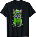 French Bulldog Dog St Patricks Day Lucky Shamrock Dog Lover T-Shirt