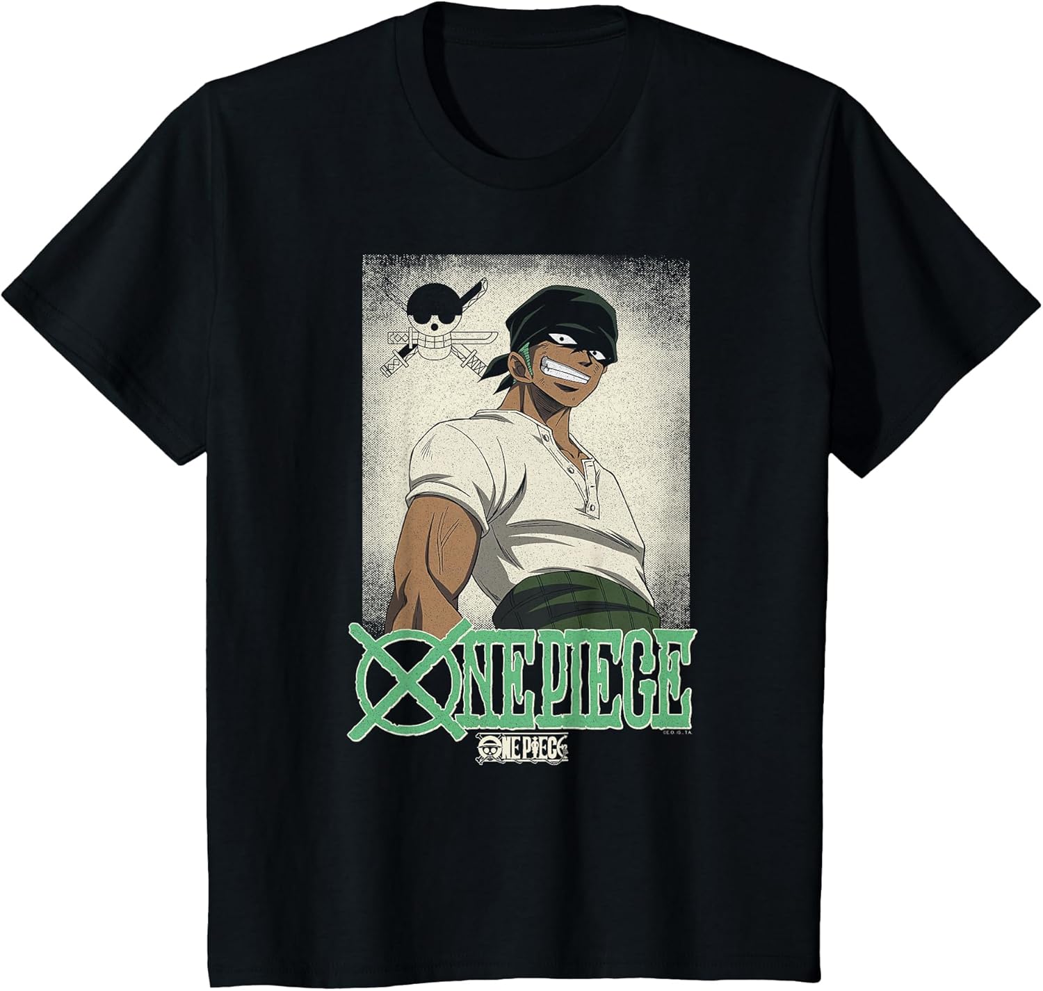 Anime Vintage Illustration Roronoa Zoro T-Shirt