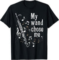My Wand Chose Me - Flute Player Flutist Marching Band Music T-Shirt