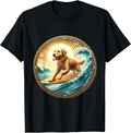 Labrador Retriever Dog Surfing Surfer Owner Merch