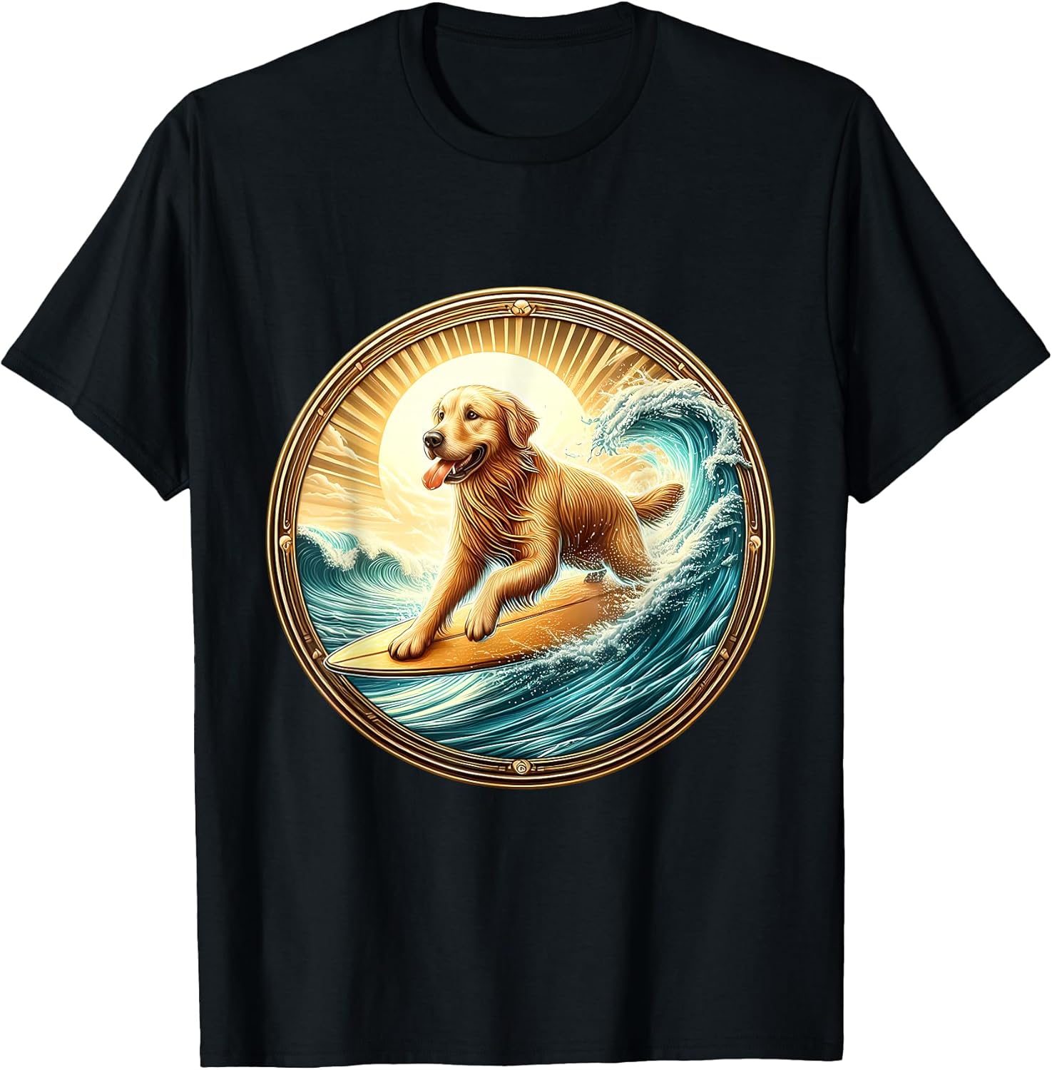 Labrador Retriever Dog Surfing Surfer Owner Merch