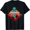 Retro Aliens Science Spaceship Merch Apparel T