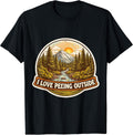 I Love Peeing Outside Funny Nature Lover Merch