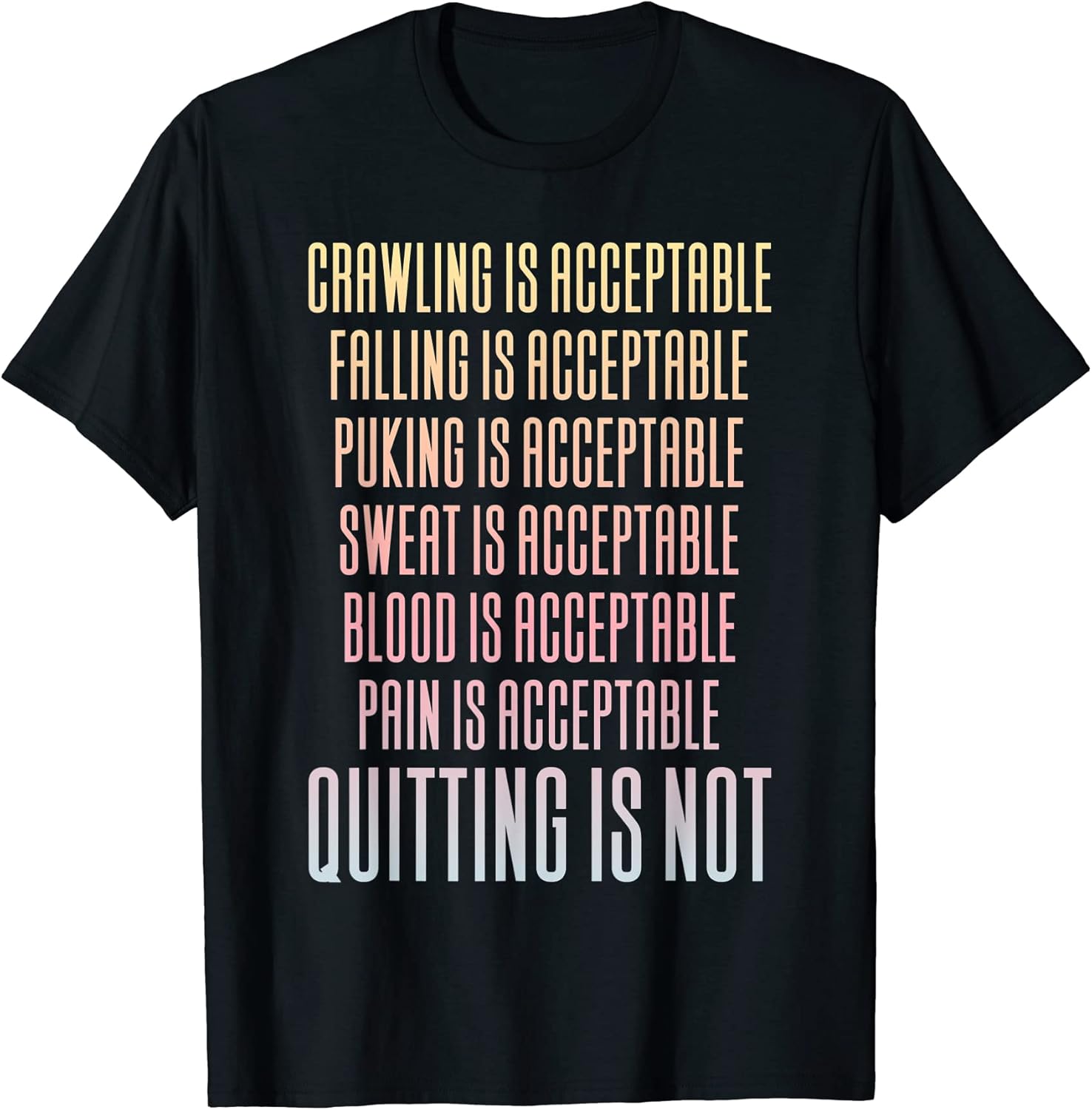 Pain Is Acceptable Gym Design